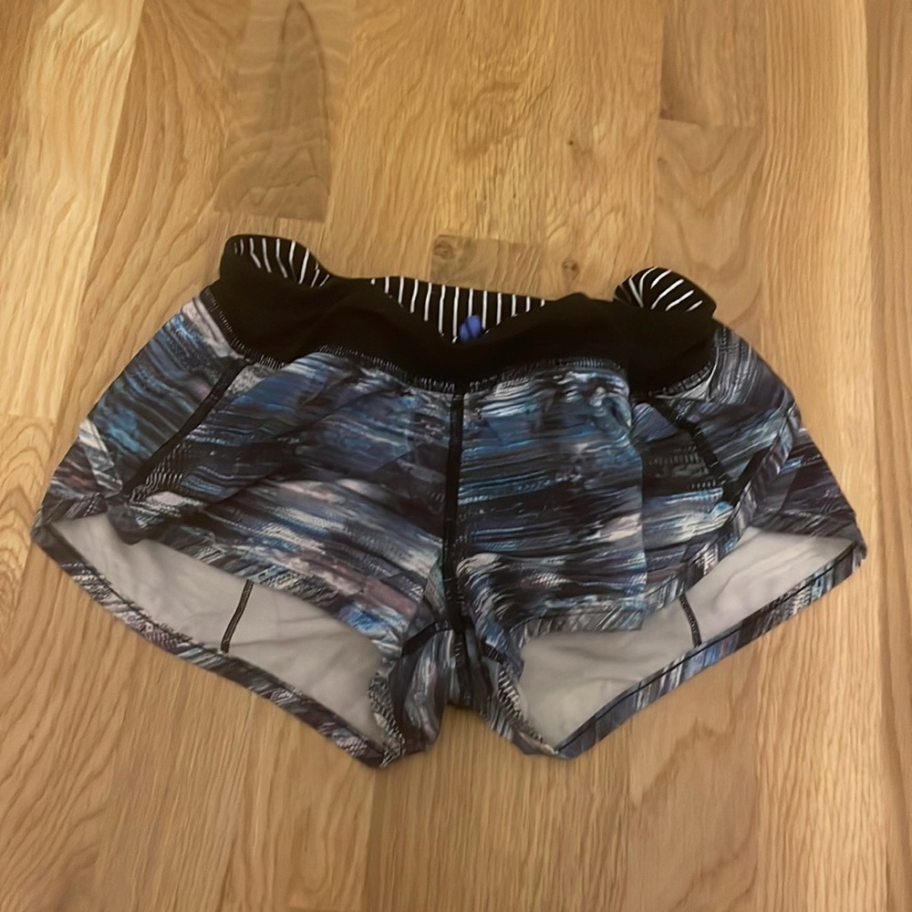 Blue and black ivivva shorts